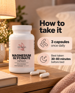 Atoshia Magnesium Glycinate - woman holding bottle